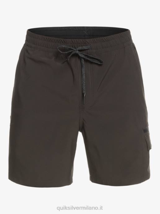 esso Quiksilver uomini taxer cargo 18 pantaloncini anfibi asfalto HTZR251
