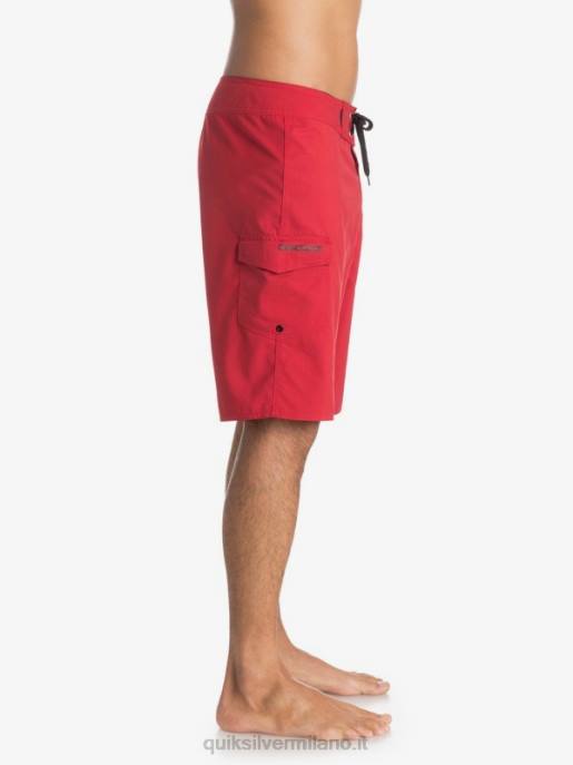 esso Quiksilver uomini tutti i giorni 21 boardshorts rosso vivace HTZR1543