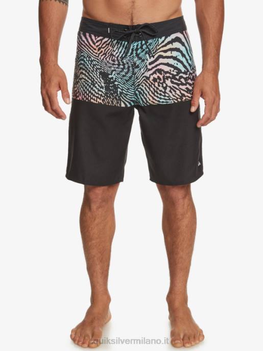 esso Quiksilver uomini tutti i giorni divisione 20 boardshorts nero HTZR669