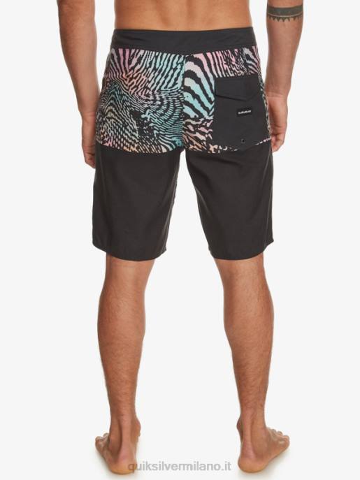 esso Quiksilver uomini tutti i giorni divisione 20 boardshorts nero HTZR669