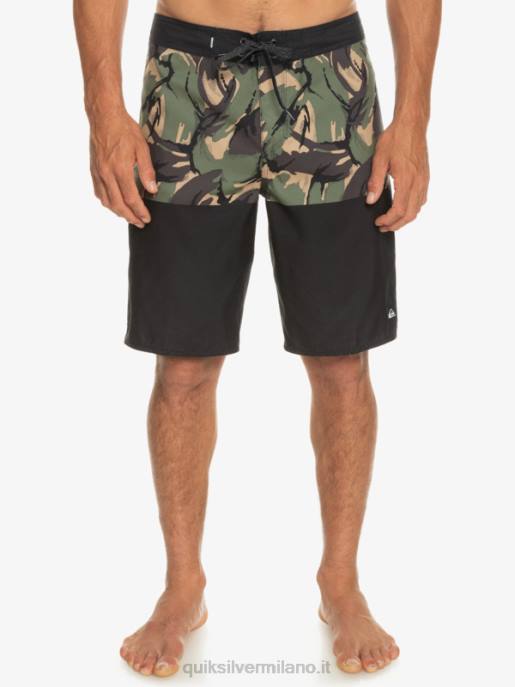 esso Quiksilver uomini tutti i giorni divisione 20 boardshorts nero HTZR671