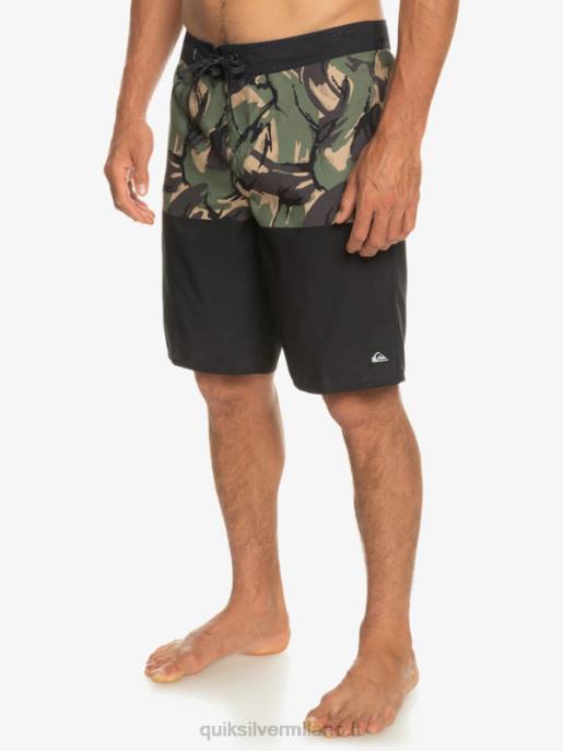 esso Quiksilver uomini tutti i giorni divisione 20 boardshorts nero HTZR671