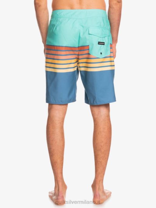 esso Quiksilver uomini tutti i giorni swell visione 20 pantaloncini da spiaggia piscina blu HTZR1619