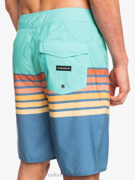 esso Quiksilver uomini tutti i giorni swell visione 20 pantaloncini da spiaggia piscina blu HTZR1619