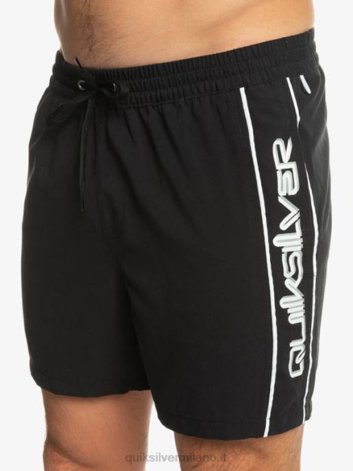 esso Quiksilver uomini tutti i giorni vert 16 raffiche nero HTZR698