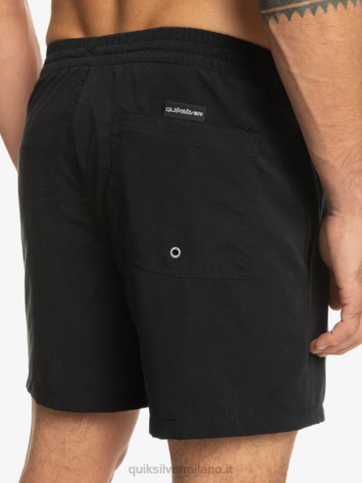 esso Quiksilver uomini tutti i giorni vert 16 raffiche nero HTZR698