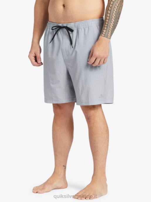 esso Quiksilver uomini waterman after surf stretch 20 pantaloncini anfibi erica grigio chiaro HTZR955