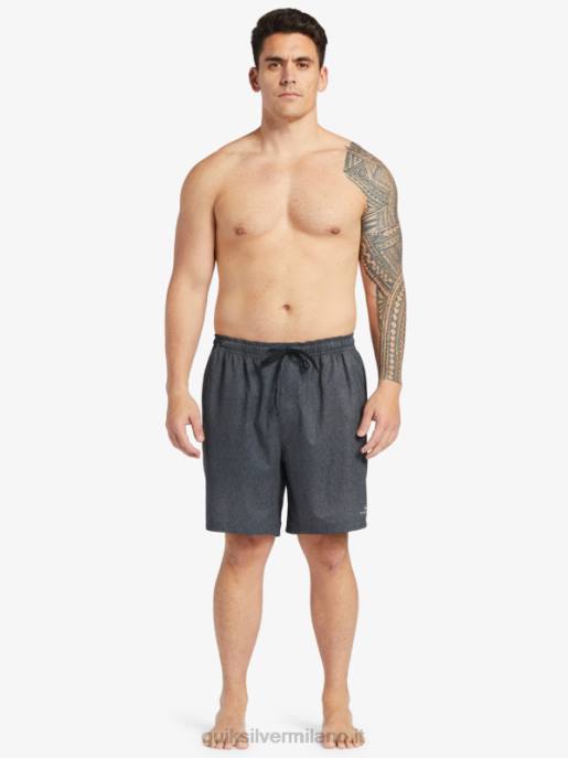 esso Quiksilver uomini waterman after surf stretch 20 pantaloncini anfibi erica nera HTZR956