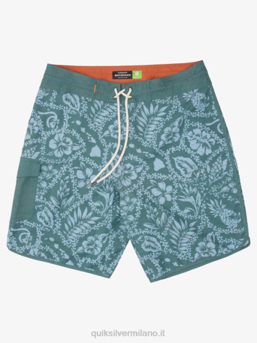 esso Quiksilver uomini waterman arrival lei 20 pantaloncini da surf smerlati fumo di pino arrivo lei HTZR1418