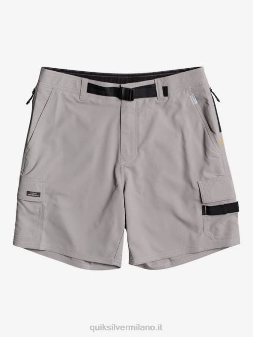 esso Quiksilver uomini waterman azimut anfibio 18 pantaloncini campanile grigio HTZR789