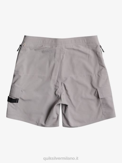 esso Quiksilver uomini waterman azimut anfibio 18 pantaloncini campanile grigio HTZR789
