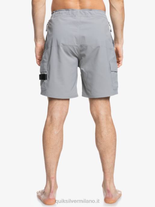 esso Quiksilver uomini waterman azimut anfibio 18 pantaloncini campanile grigio HTZR789