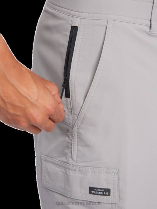 esso Quiksilver uomini waterman azimut anfibio 18 pantaloncini campanile grigio HTZR789