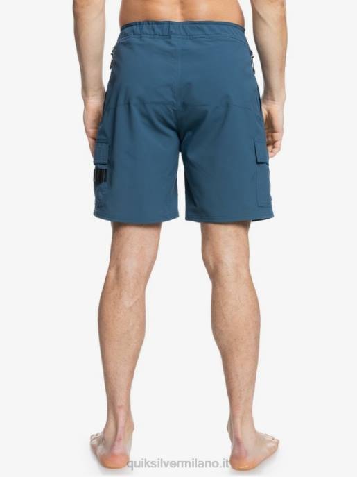 esso Quiksilver uomini waterman azimut anfibio 18 pantaloncini marina di mezzanotte HTZR790
