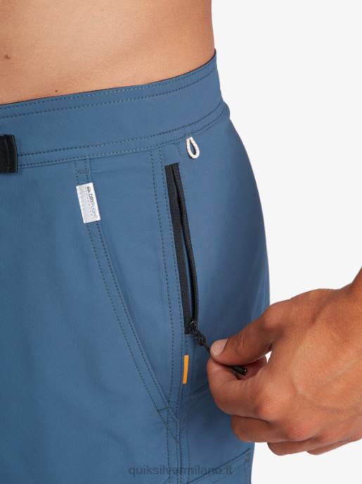 esso Quiksilver uomini waterman azimut anfibio 18 pantaloncini marina di mezzanotte HTZR790
