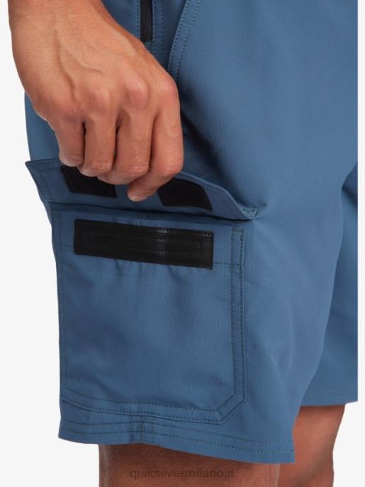 esso Quiksilver uomini waterman azimut anfibio 18 pantaloncini marina di mezzanotte HTZR790