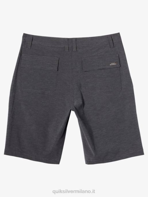 esso Quiksilver uomini waterman backwater 20 pantaloncini anfibi nero HTZR774