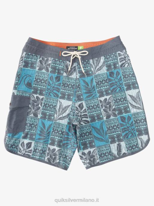 esso Quiksilver uomini waterman leaf box capesante 20 boardshorts capri breeze foglia bs HTZR1299