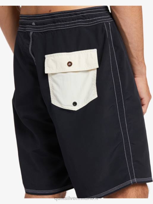 esso Quiksilver uomini waterman ritorno al passato 19 boardshorts nero HTZR1855