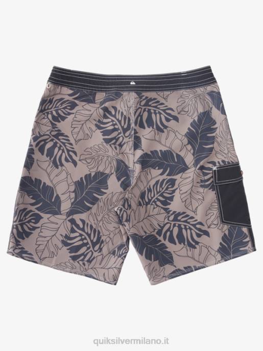 esso Quiksilver uomini waterman ritorno al passato stampa 2 19 boardshorts ritorno al passato nero HTZR848