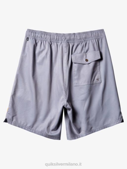 esso Quiksilver uomini waterman scout zip anfibio 20 boardshorts pelle di squalo HTZR1326
