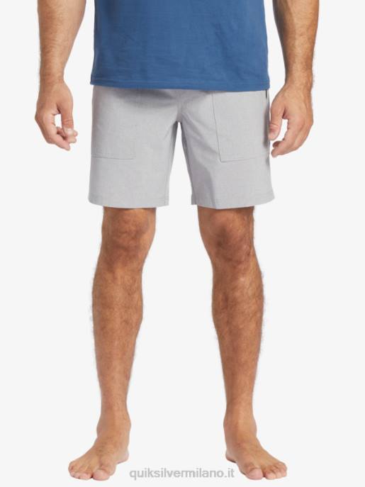 esso Quiksilver uomini waterman scout zip anfibio 20 boardshorts pelle di squalo HTZR1326
