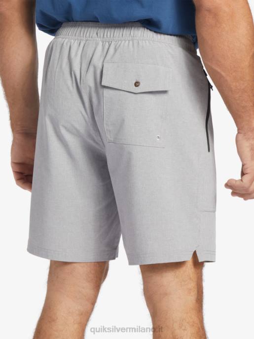 esso Quiksilver uomini waterman scout zip anfibio 20 boardshorts pelle di squalo HTZR1326