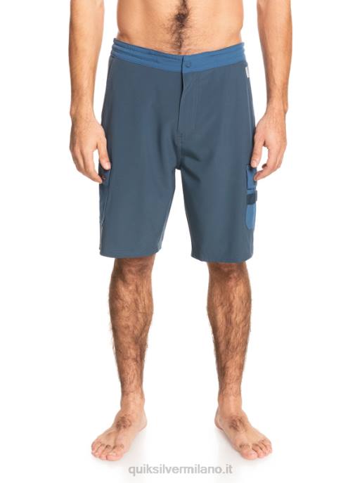 esso Quiksilver uomini waterman seafaring anfibio 20 pantaloncini ibridi marina di mezzanotte HTZR1851