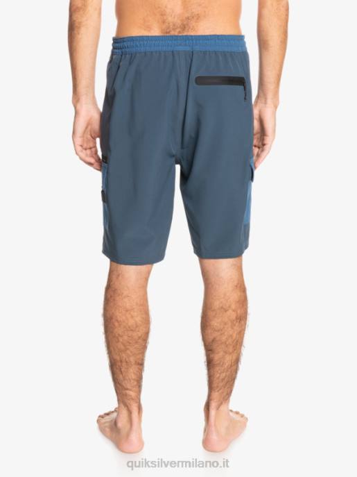 esso Quiksilver uomini waterman seafaring anfibio 20 pantaloncini ibridi marina di mezzanotte HTZR1851