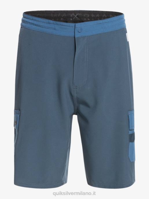 esso Quiksilver uomini waterman seafaring anfibio 20 pantaloncini ibridi marina di mezzanotte HTZR1851