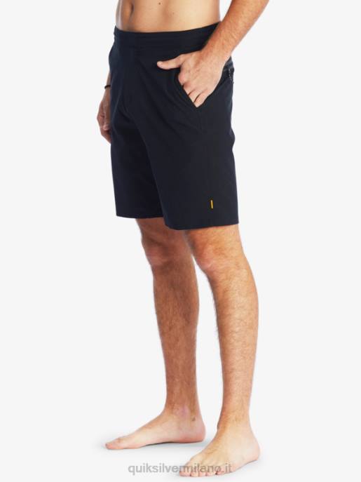 esso Quiksilver uomini waterman suva 20 pantaloncini anfibi nero HTZR780