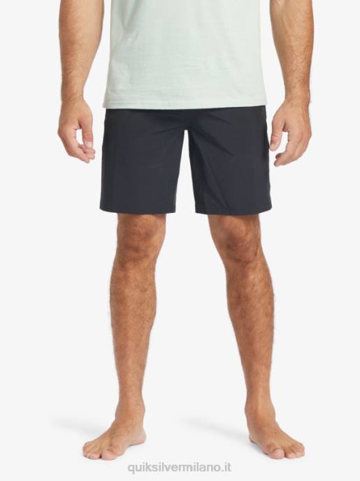 esso Quiksilver uomini waterman suva 20 pantaloncini anfibi nero HTZR780