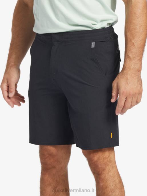 esso Quiksilver uomini waterman suva 20 pantaloncini anfibi nero HTZR780