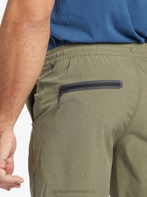 esso Quiksilver uomini waterman suva 20 pantaloncini anfibi oliva polverosa HTZR782