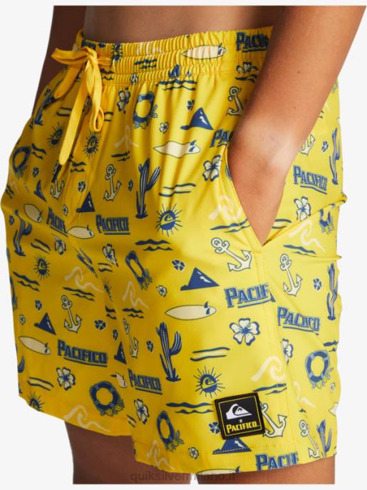 esso Quiksilver x Pacifico uomini 17 raffiche giallo pacifico quik volley HTZR1763