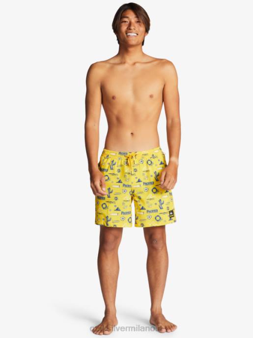 esso Quiksilver x Pacifico uomini 17 raffiche giallo pacifico quik volley HTZR1763