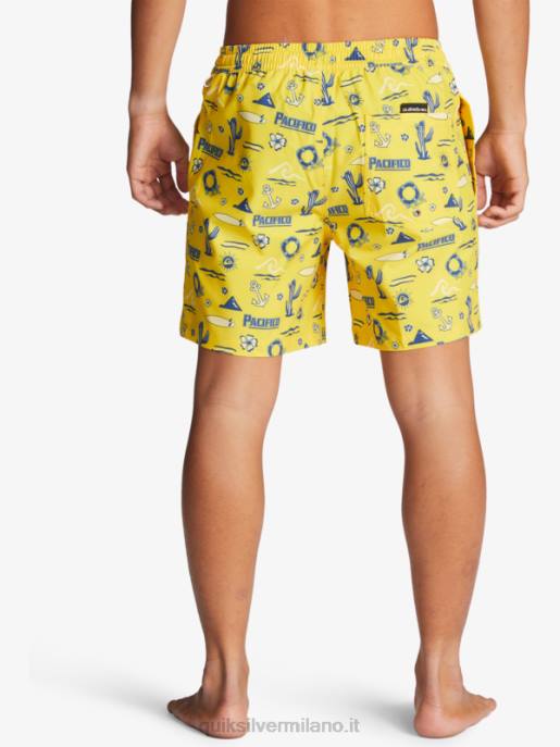 esso Quiksilver x Pacifico uomini 17 raffiche giallo pacifico quik volley HTZR1763