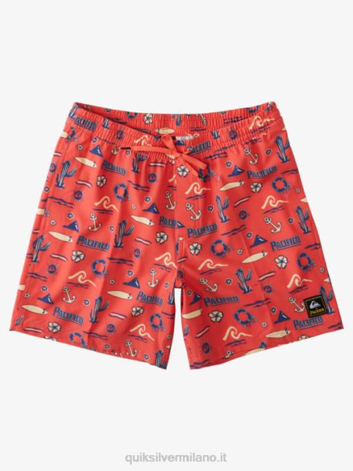 esso Quiksilver x Pacifico uomini 17 raffiche rosso pacifico quiksilver volley HTZR1764