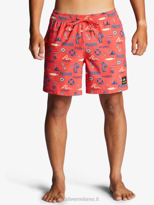 esso Quiksilver x Pacifico uomini 17 raffiche rosso pacifico quiksilver volley HTZR1764