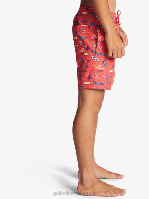 esso Quiksilver x Pacifico uomini 17 raffiche rosso pacifico quiksilver volley HTZR1764
