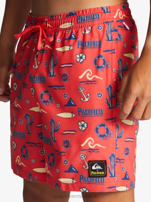 esso Quiksilver x Pacifico uomini 17 raffiche rosso pacifico quiksilver volley HTZR1764