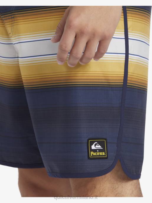 esso Quiksilver x Pacifico uomini pantaloncini surfsilk 18 blazer blu scuro HTZR13