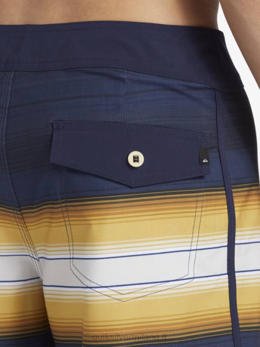 esso Quiksilver x Pacifico uomini pantaloncini surfsilk 18 blazer blu scuro HTZR13