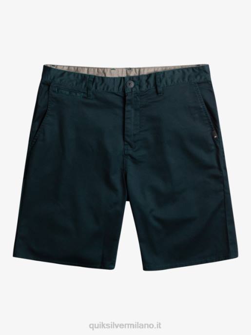 esso Quiksilver uomini Pantaloncini chino 20 elasticizzati per tutti i giorni blazer blu scuro HTZR857