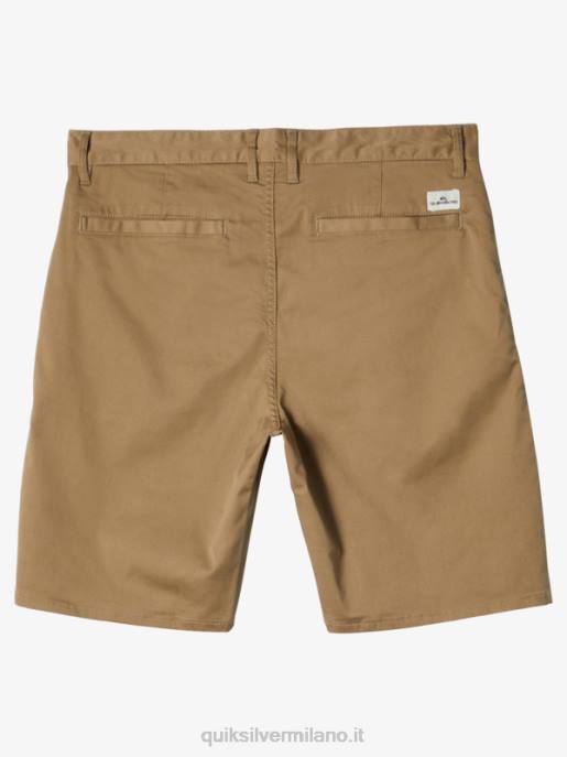 esso Quiksilver uomini Pantaloncini chino 20 elasticizzati per tutti i giorni legno d\'olmo HTZR854