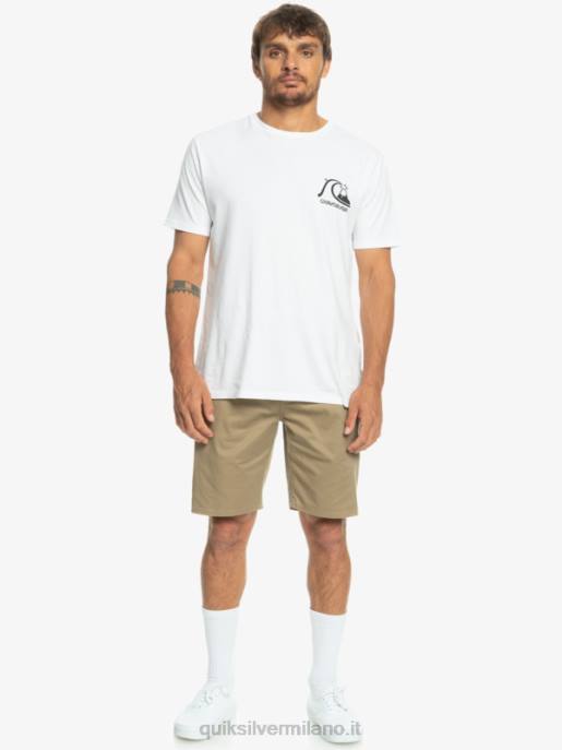 esso Quiksilver uomini Pantaloncini chino 20 elasticizzati per tutti i giorni legno d\'olmo HTZR854