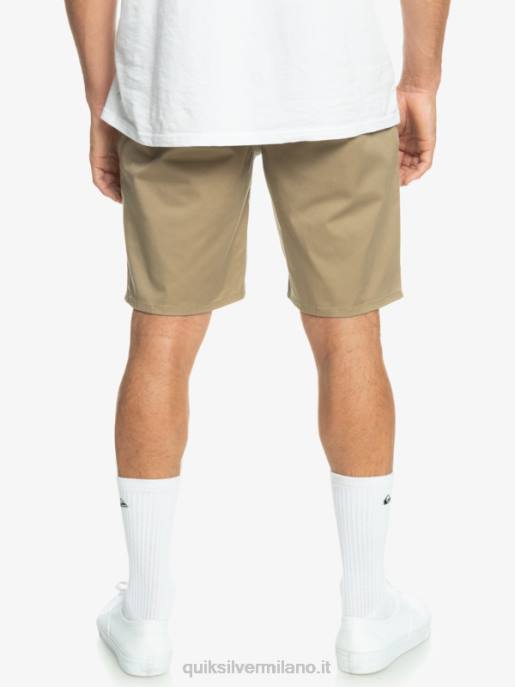 esso Quiksilver uomini Pantaloncini chino 20 elasticizzati per tutti i giorni legno d\'olmo HTZR854