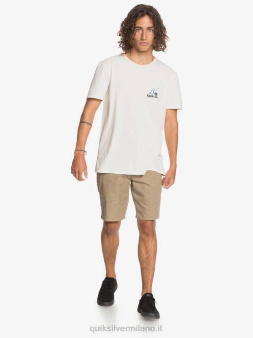 esso Quiksilver uomini Pantaloncini da 20 tasche chino elasticizzati per tutti i giorni legno d\'olmo HTZR1315