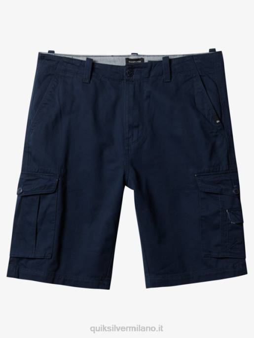 esso Quiksilver uomini battaglia cruciale 21 pantaloncini cargo blazer blu scuro HTZR1524