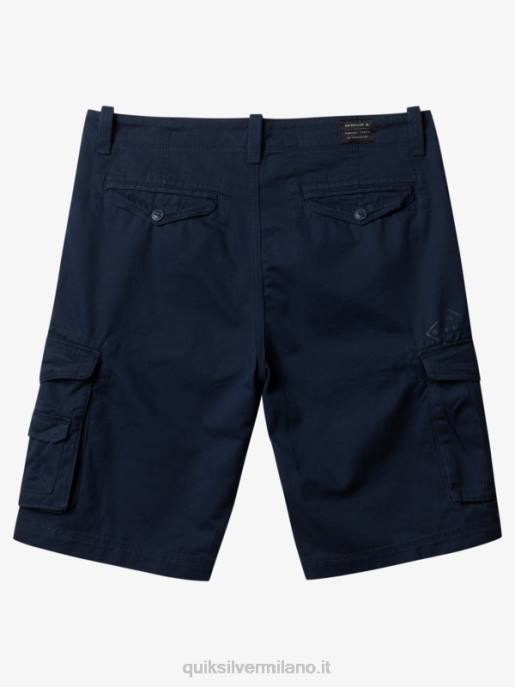 esso Quiksilver uomini battaglia cruciale 21 pantaloncini cargo blazer blu scuro HTZR1524